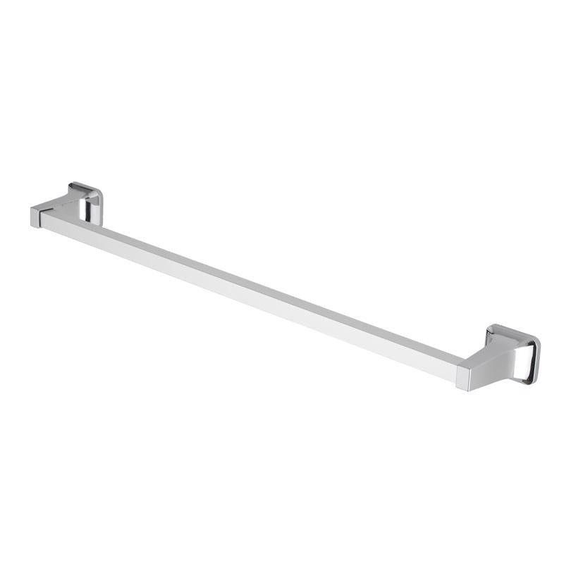 OakBrook Collection Chrome Towel Bar 24 in. L Die Cast Zinc