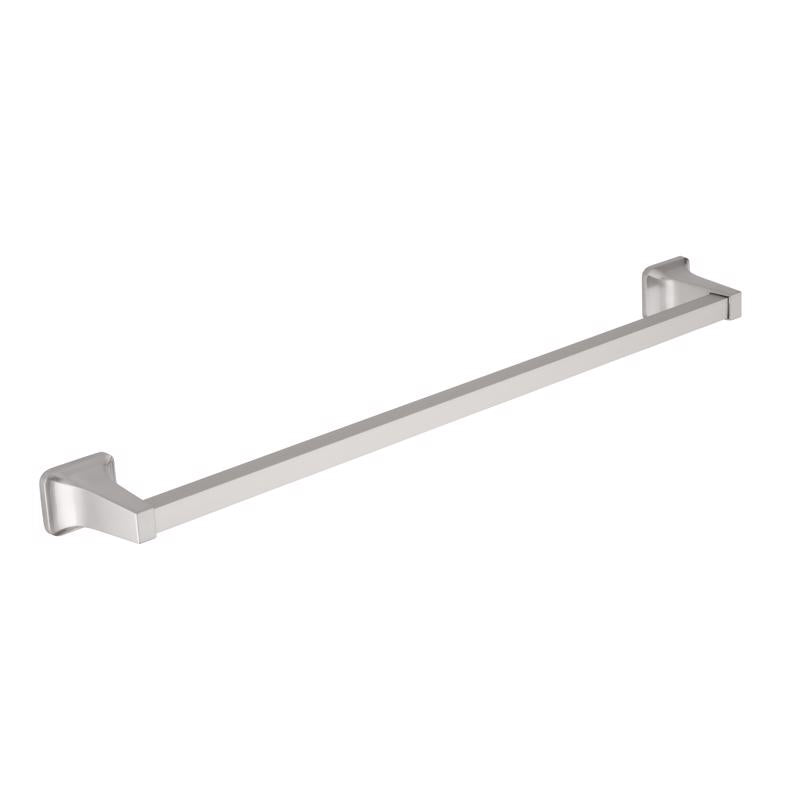 OakBrook Collection Chrome Towel Bar 24 in. L Die Cast Zinc