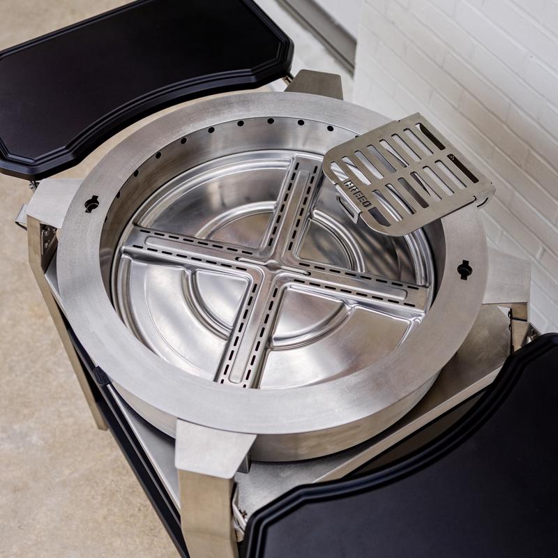 Breeo 57 in. W Stainless Steel Round Charcoal/Wood Fire Pit