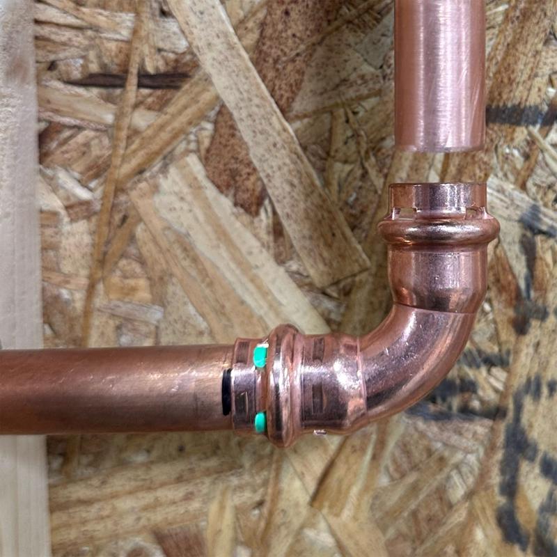 QuickFitting 3/4 in. Press in. X 3/4 in. D Press in. Copper 90 Degree Elbow