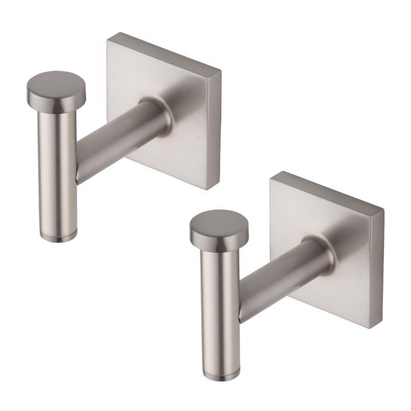 OakBrook Collection Brushed Nickel Bath Hook