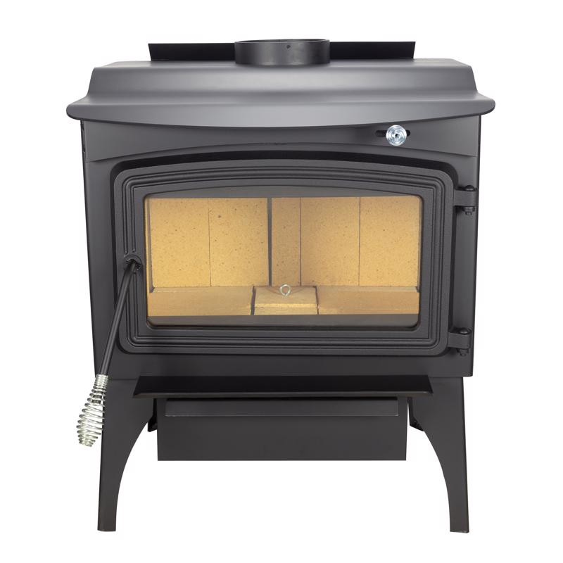 Pleasant Hearth EPA Certified 2200 sq ft Vintage Cord Wood Stove Hopper