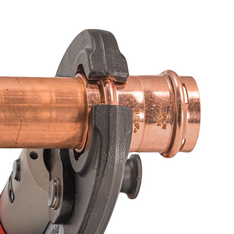 QuickFitting 1-1/4 in. Press in. Press in. Copper Coupling with Stop
