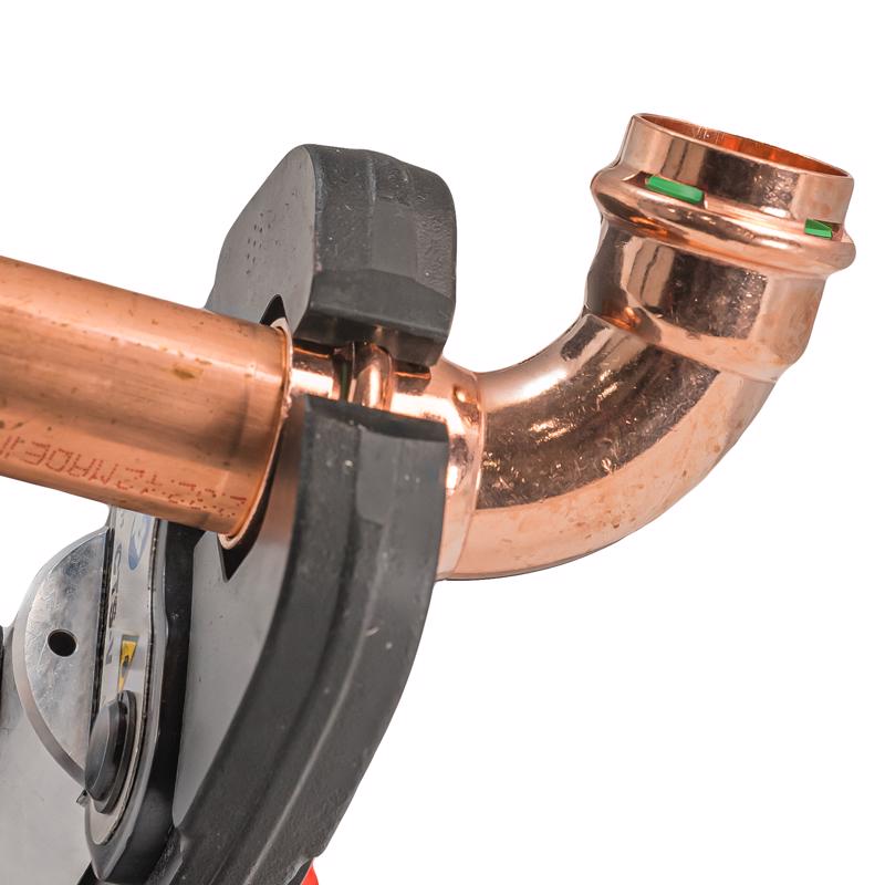 QuickFitting 1 in. Press in. Press in. Copper 90 Degree Elbow
