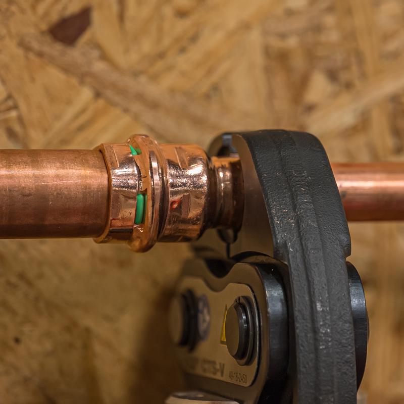 QuickFitting 3/4 in. Press in. Press in. Copper Reducing Coupling