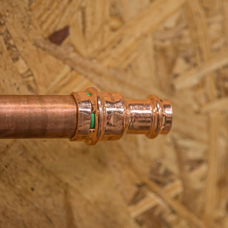 QuickFitting 3/4 in. Press in. Press in. Copper Reducing Coupling