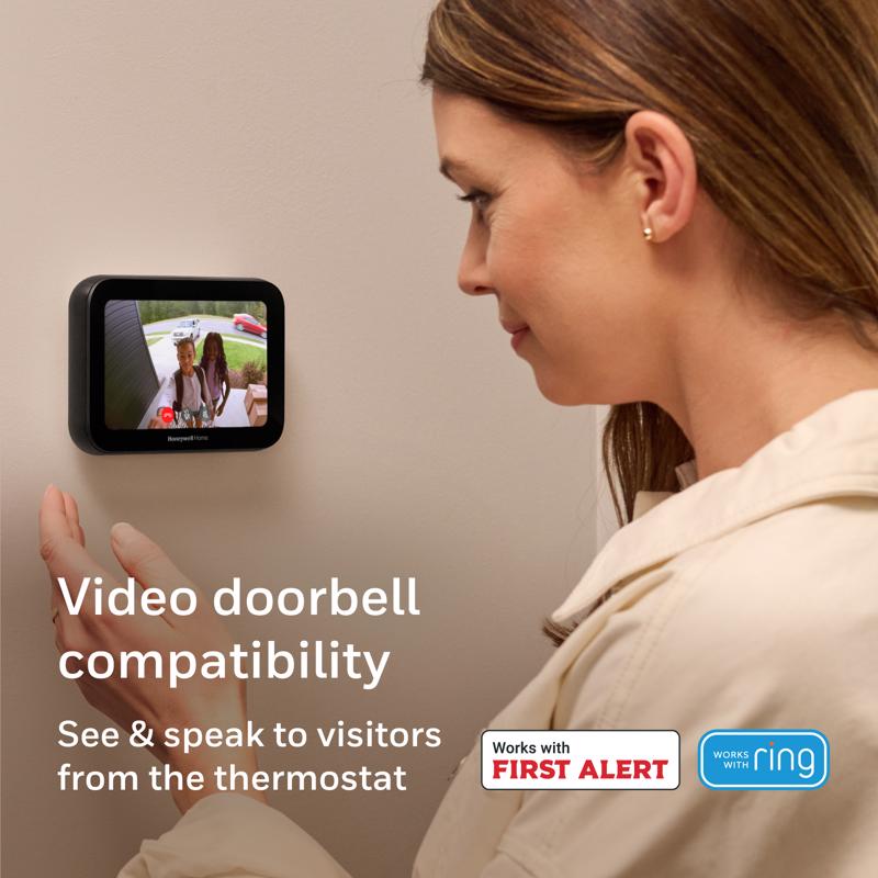Honeywell Home X8S Built In WiFi Heating and Cooling Touch Screen Smart-Enabled Programmable Thermos
