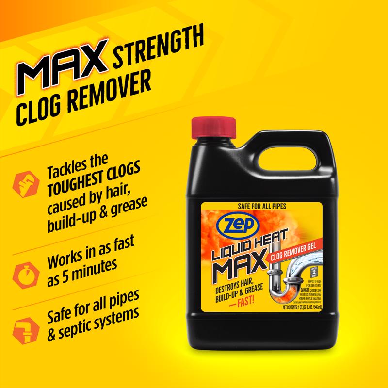 Zep Gel Clog Remover 32 oz