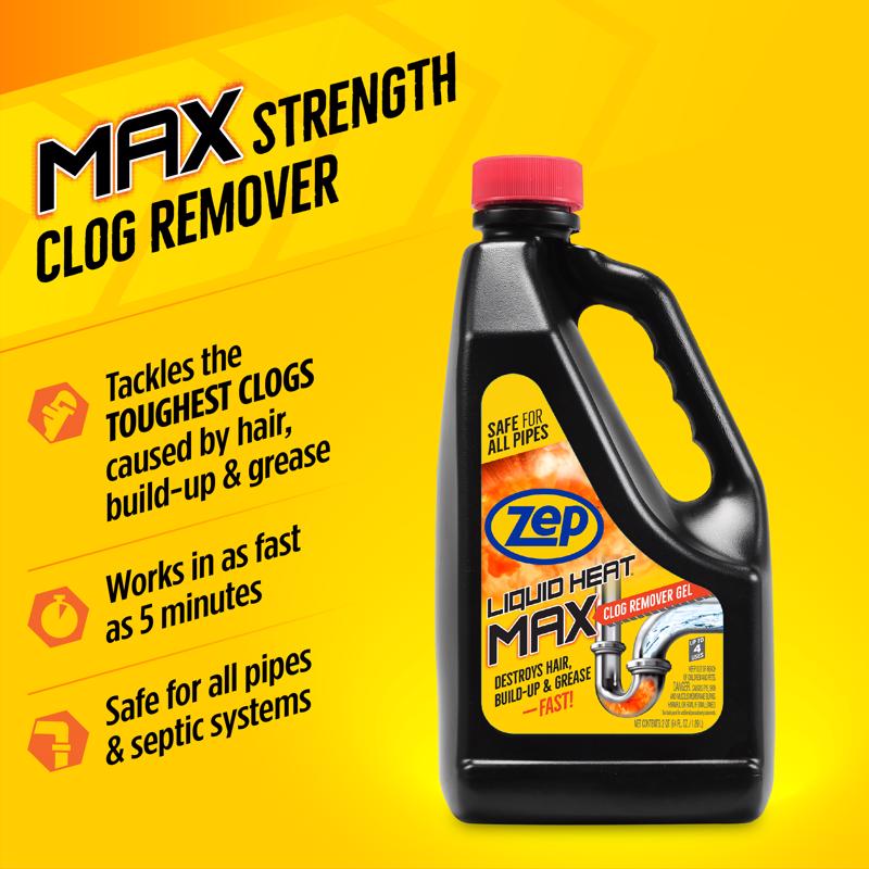 Zep Gel Clog Remover 64 oz
