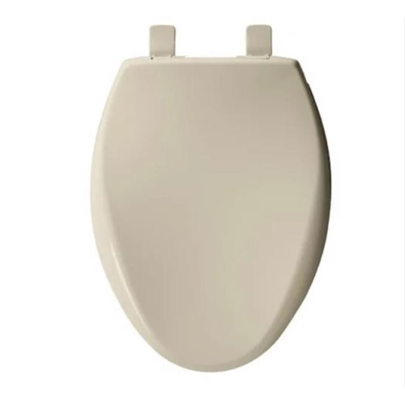 Mayfair by Bemis Affinity Slow Close Elongated Bone Plastic Toilet Seat