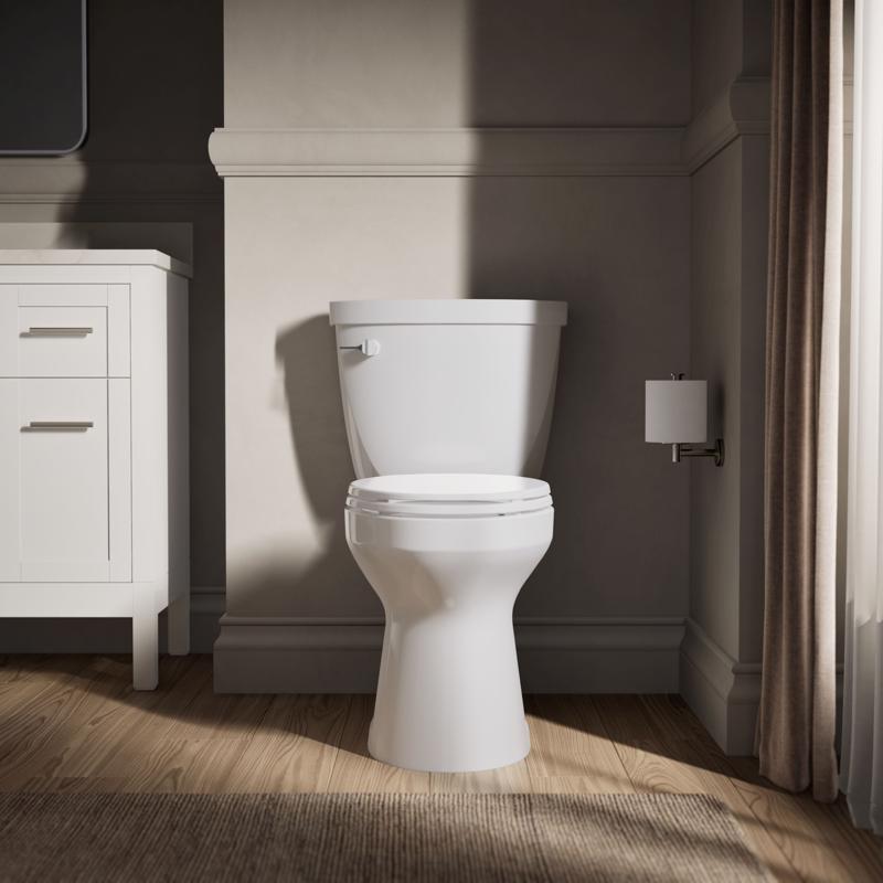 Kohler Cimarron ADA Compliant 1.28 gal White Elongated Complete Toilet