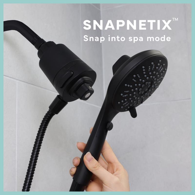 Danco Seventy Matte Black 5 settings Handheld Showerhead 1.8 gpm