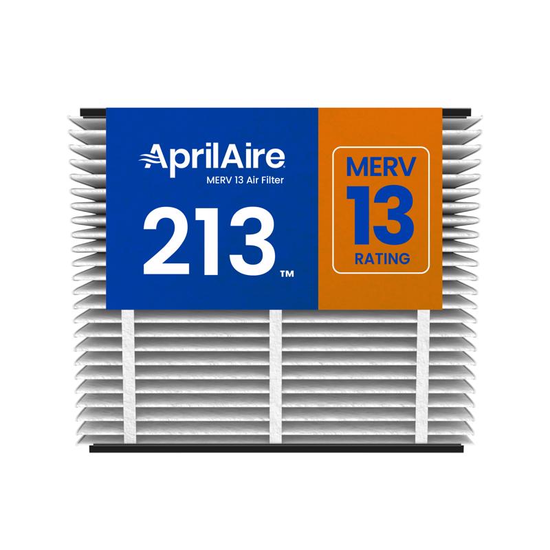 AprilAire 20 in. W X 25 in. H X 4 in. Synthetic Fiber 13 MERV Pleated Air Cleaner Cabinet Air Filter