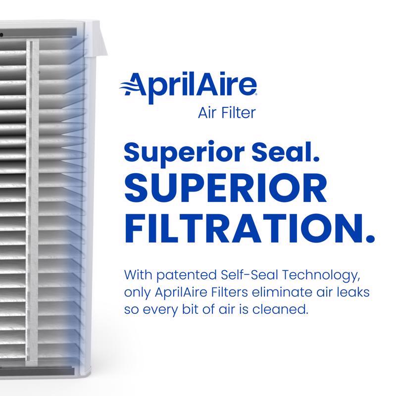 AprilAire 16 in. W X 25 in. H X 4 in. Synthetic Fiber 11 MERV Pleated Air Cleaner Cabinet Air Filter