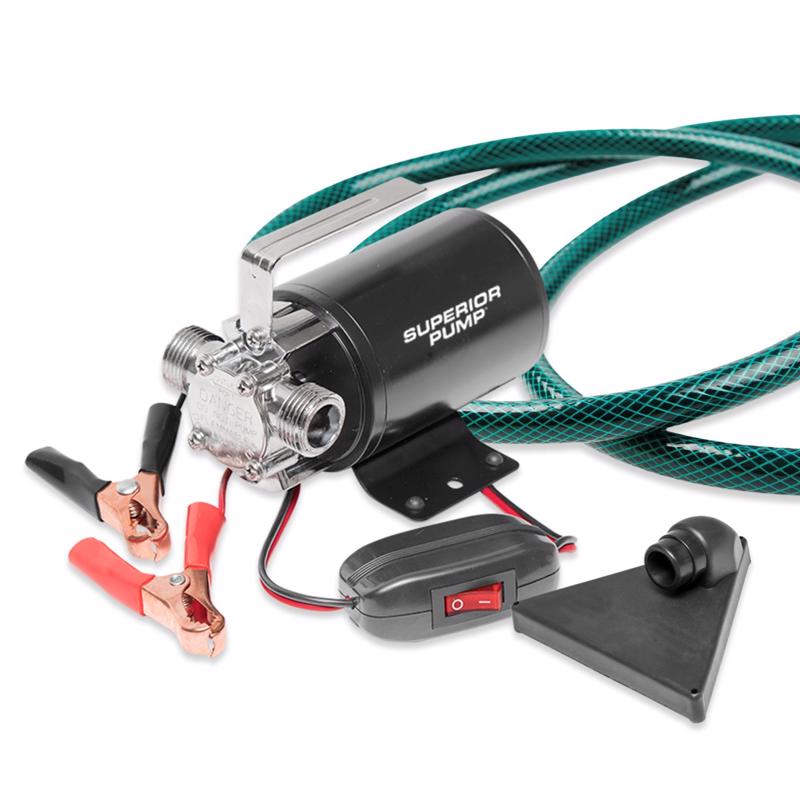 Superior Pump 1/10 HP 5.5 gpm Steel Switchless Switch DC Transfer Pump
