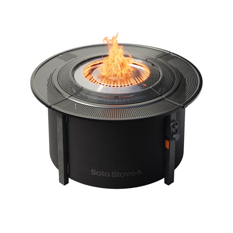 Solo Stove Infinity Flame 42 in. W Steel Round Natural Gas or Propane Fire Pit