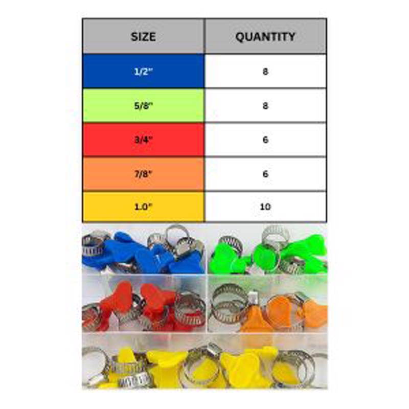 Power Sentry Green Life Distribution 1/4 in. to 1 in. SAE 16 Hose Clamp Stainless Steel Band