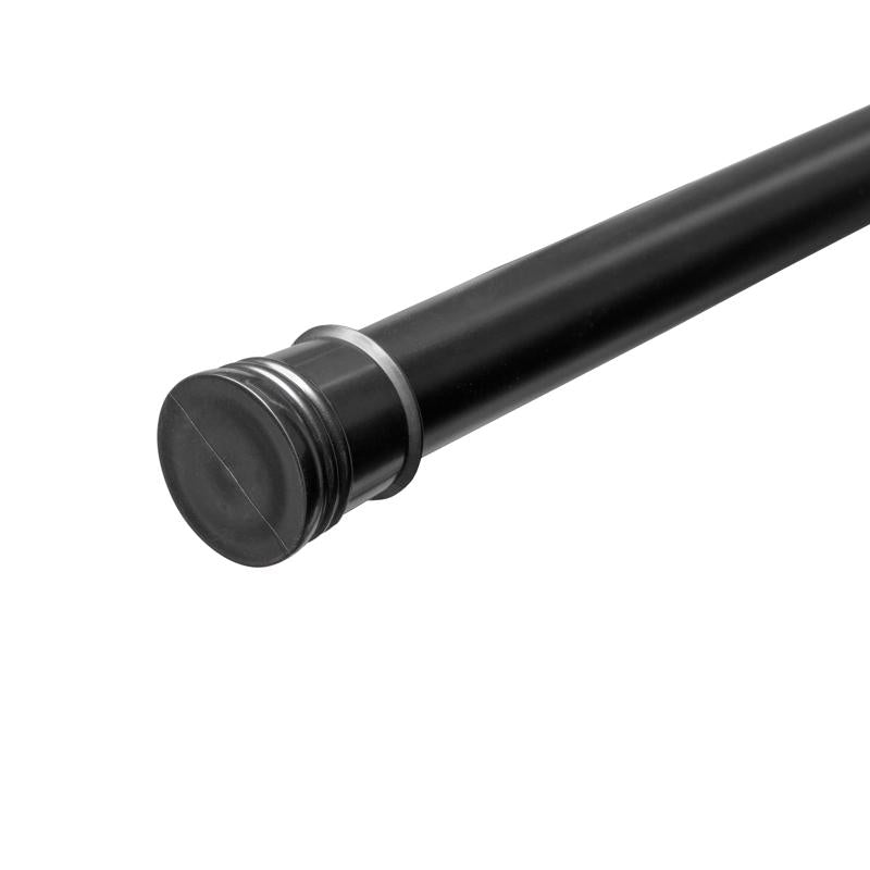 Zenna Home Adjustable Shower Rod 86 in. L Matte Black