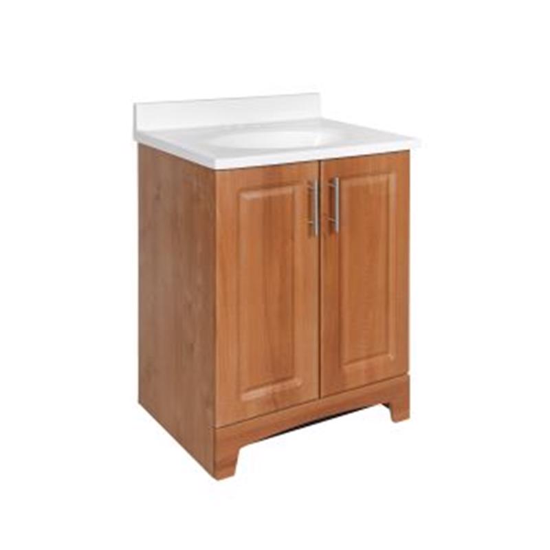 Royal Cabinets Single Oak Amati Bathroom Vanity 24 in. W X 17 in. D X 33.5 in. H