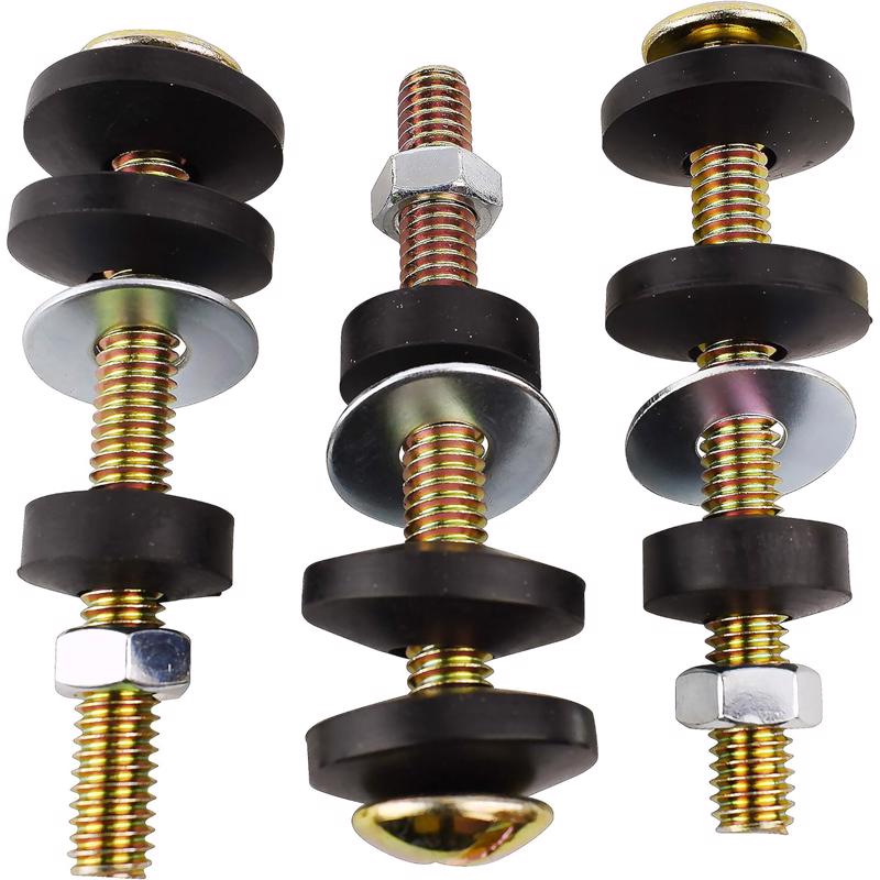 Plumb Pak Tank to Bowl Bolts Black Brass For Kohler