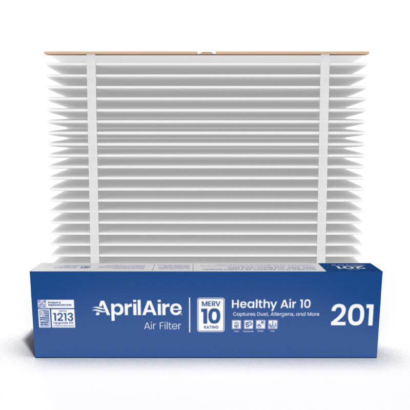 AprilAire 20 in. W X 25 in. H X 6 in. Fiberglass 10 MERV Pleated Air Filter 1 pk