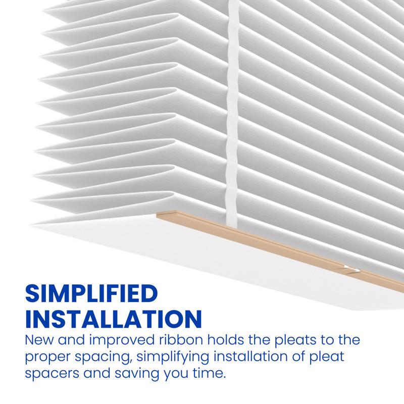 AprilAire 20 in. W X 25 in. H X 6 in. Fiberglass 10 MERV Pleated Air Filter 1 pk