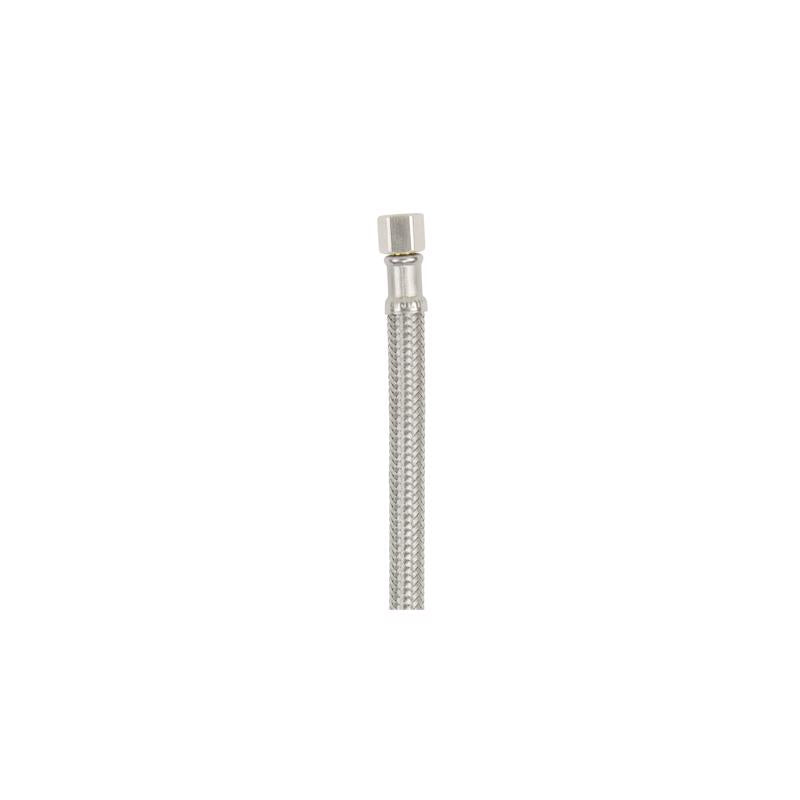 Plumb Pak 1/4 in. Compression each X 1/4 in. D Compression 12 in. Stainless Steel Ice Maker Supply L