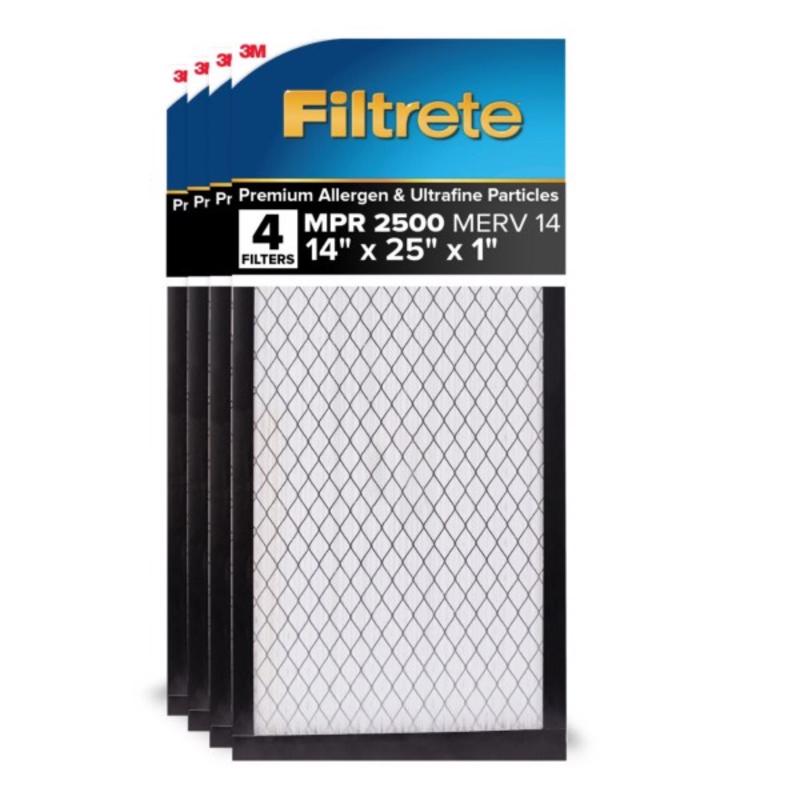 Filtrete 14 in. W X 25 in. H X 1 in. 14 MERV Pleated Air Filter