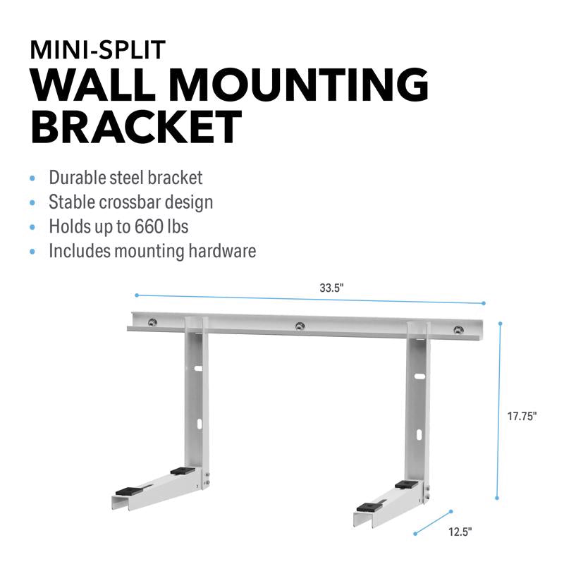 Perfect Aire ProAire AC Support Bracket 33.5 in. W X 17.75 in. H White