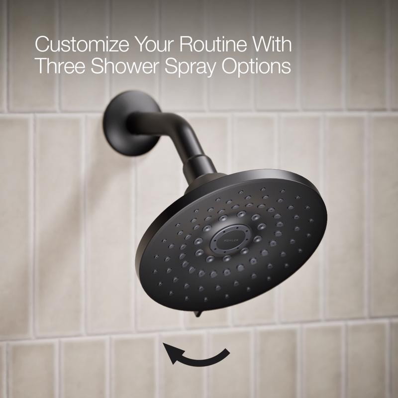 Kohler Sivaro Modern 8 Inch Widespread Matte Black Faucet and Bath Hardware Kit