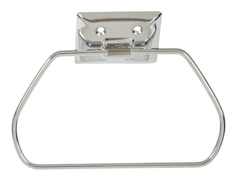 DECKO Chrome Silver Stirrup Towel Ring Steel