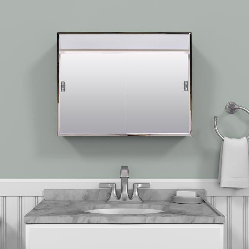 Zenna Home 18.25 in. H X 23.5 in. W X 5-1/2 in. D Rectangle Medicine Cabinet