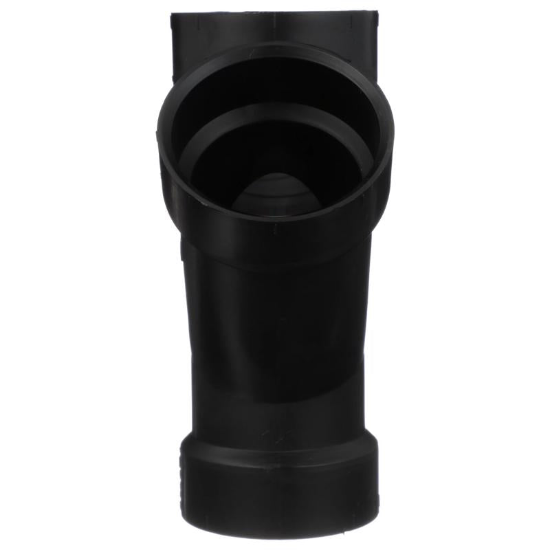 Charlotte Pipe 2 in. Hub X 2 in. D Hub ABS Double Wye