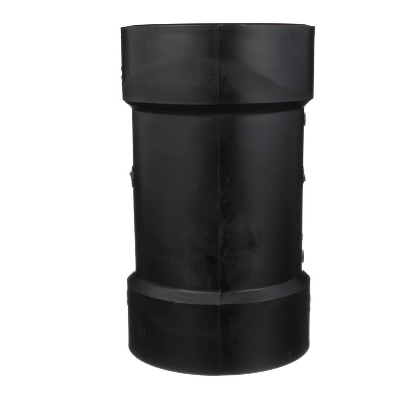 Charlotte Pipe 4 in. Hub X 4 in. D Hub ABS Flush Cleanout Tee