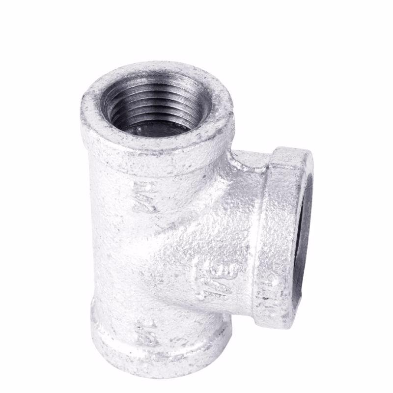 STZ Industries 1/2 in. FIP each X 1/2 in. D FIP FIP Galvanized Malleable Iron Reducing Tee