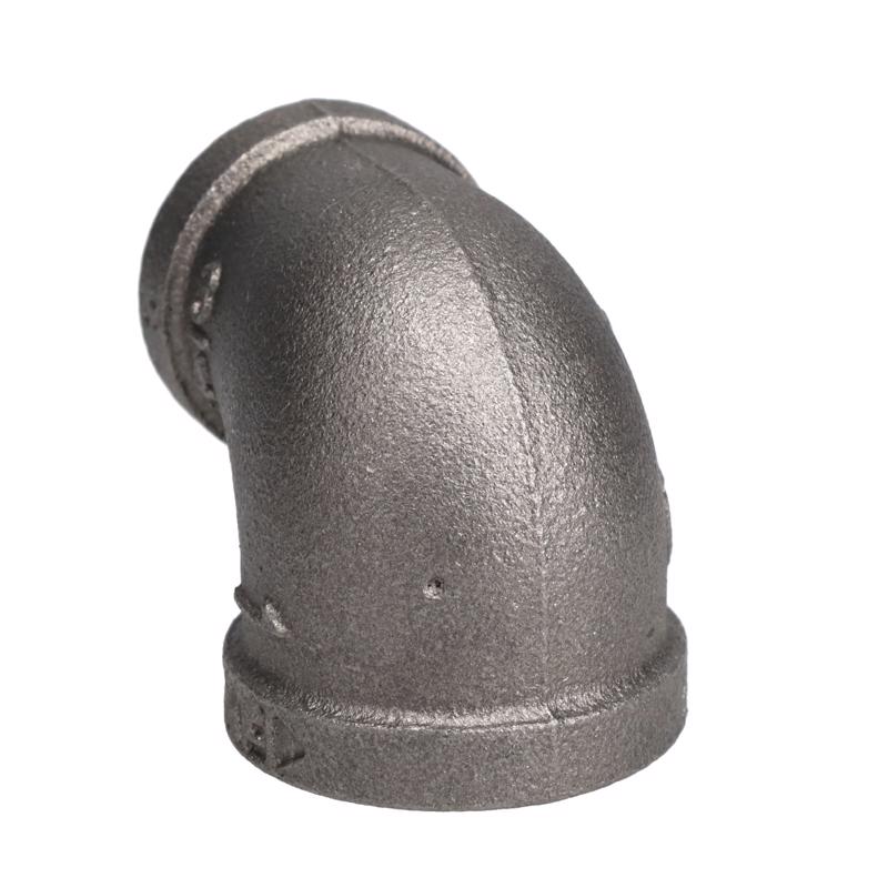 STZ Industries 1 in. FIP each X 3/4 in. D FIP Black Malleable Iron Reducing Elbow