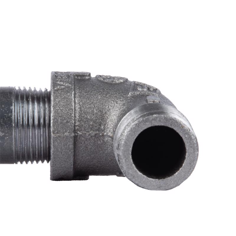 STZ Industries 1/8 in. MIP each X 1/8 in. D FIP Black Malleable Iron 90 Degree Street Elbow