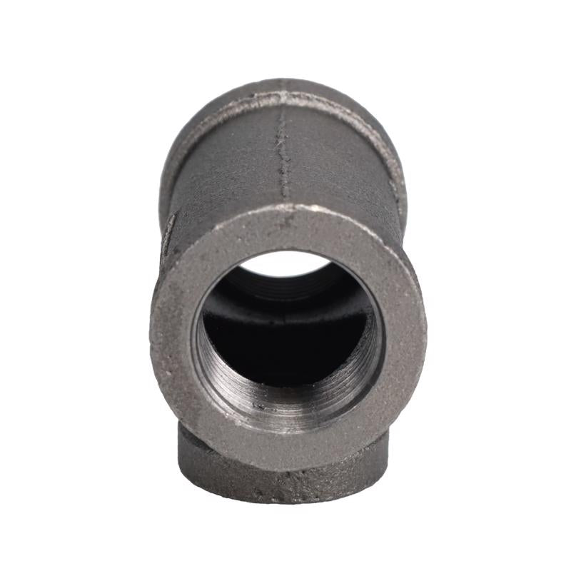 STZ Industries 3/4 in. FIP each X 3/4 in. D FIP 1/2 in. D FIP Black Malleable Iron Reducing Tee
