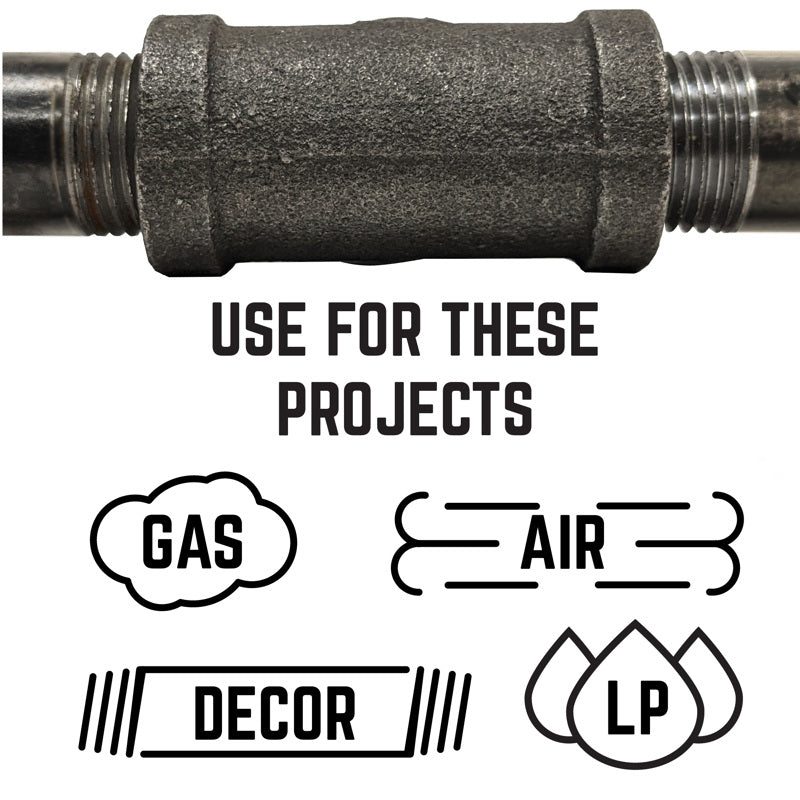 STZ Industries 2 in. MIP each X 1 in. D Black Malleable Iron Hex Bushing
