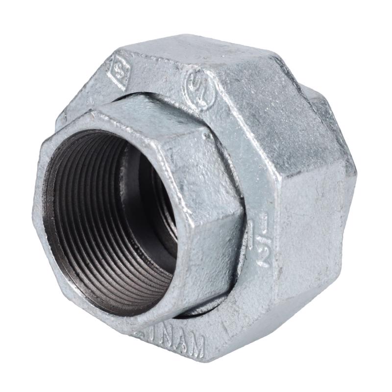 STZ Industries 1-1/2 in. FIP each X 1-1/2 in. D FIP Galvanized Malleable Iron Union