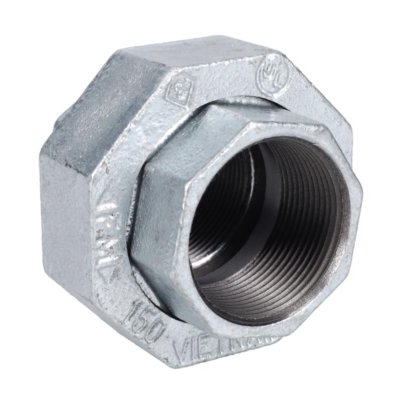 STZ Industries 1-1/2 in. FIP each X 1-1/2 in. D FIP Galvanized Malleable Iron Union