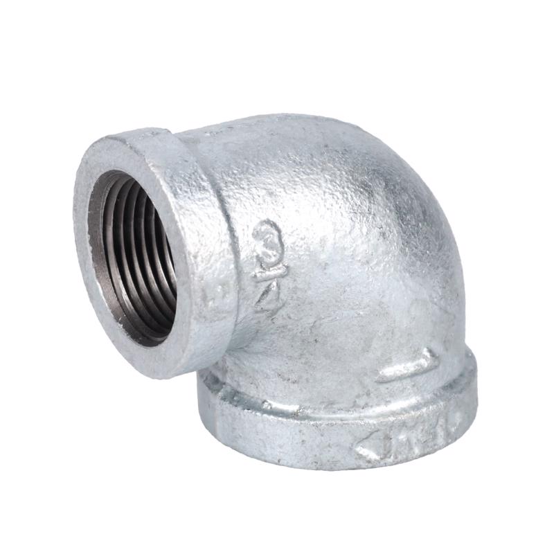 STZ Industries 1 in. FIP each X 3/4 in. D FIP Galvanized Malleable Iron 90 degree Reducing Elbow