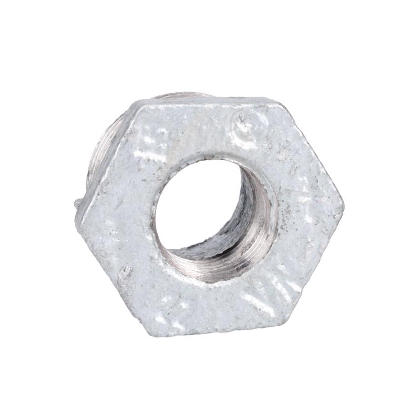STZ Industries 3/4 in. MIP each X 3/8 in. D FIP Galvanized Malleable Iron Hex Bushing