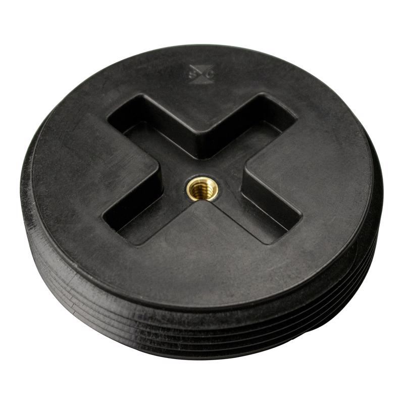 PLUG RECESSED ABS 3.5"