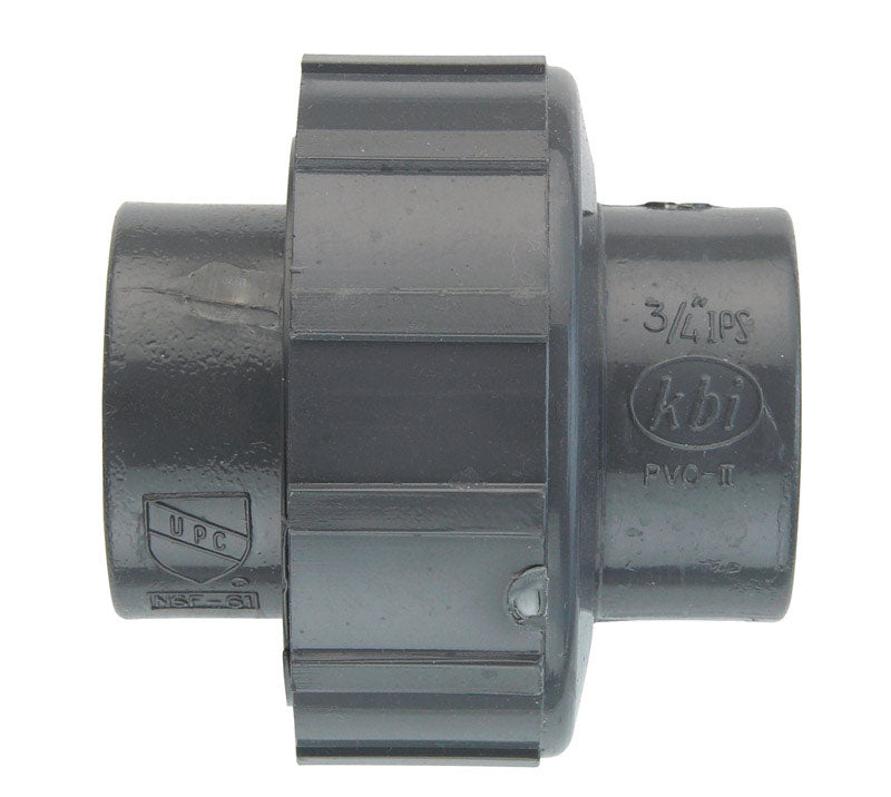 UNION SCH80 3/4"SXS PVC