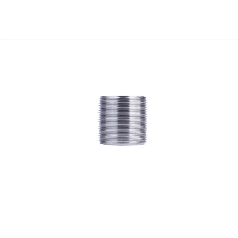 STZ Industries 1-1/2 in. MIP each X 1-1/2 in. D MIP Black Steel Close Nipple