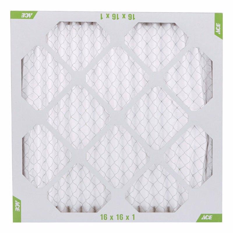 Ace 16 in. W X 16 in. H X 1 in. D Synthetic 8 MERV Pleated Air Filter 1 pk