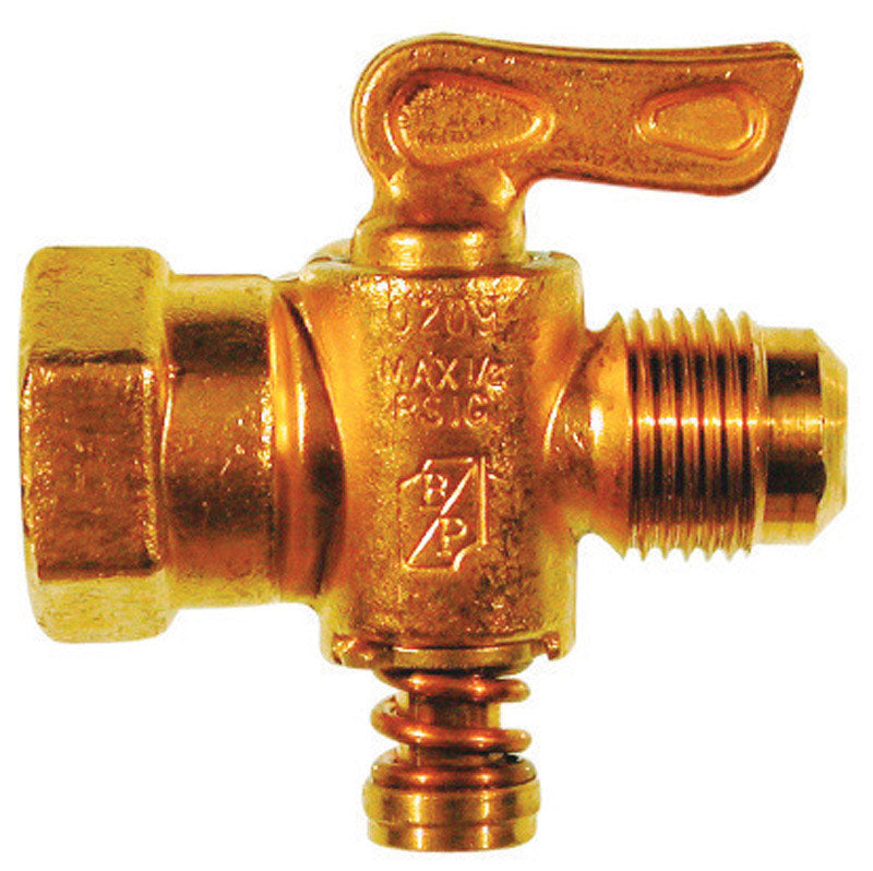 FLARE VALVE BRS 1/2X1/2"