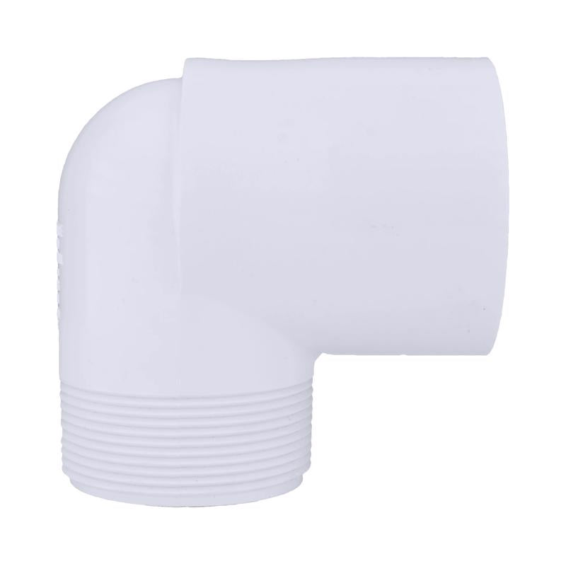 Charlotte Pipe 2 in. Slip X 2 in. D MPT PVC Street Elbow 1 pk