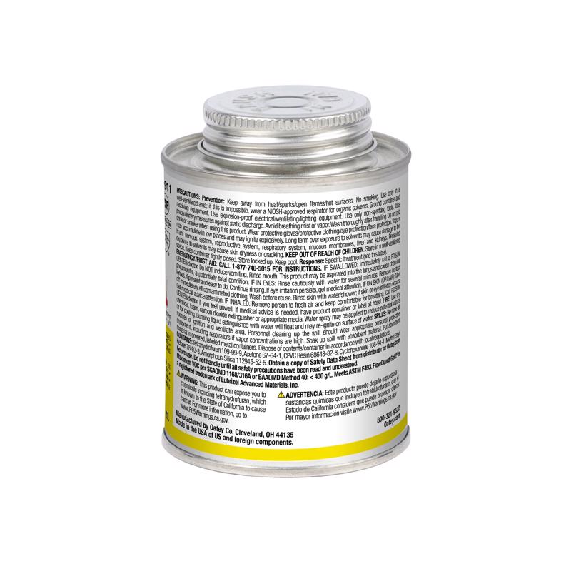 Oatey FlowGuard Gold Yellow All Weather Cement For CPVC 8 oz